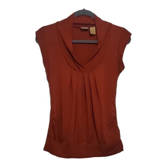 𝅺DAYTRIP Burnt Orange Top - Picture 1 of 4